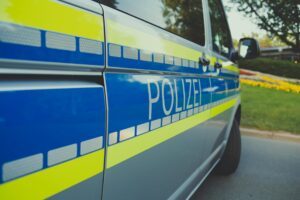 Streifenwagen der Polizei